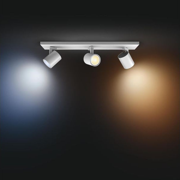 Philips Hue White Ambiance Runner 3er-Spot Weiss