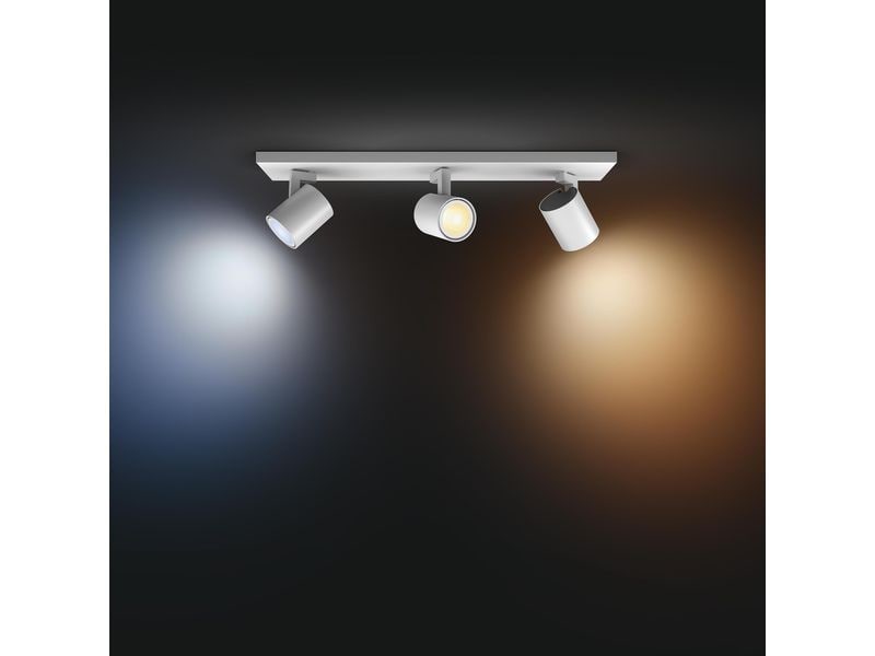 Philips Hue White Ambiance Runner 3er-Spot Weiss