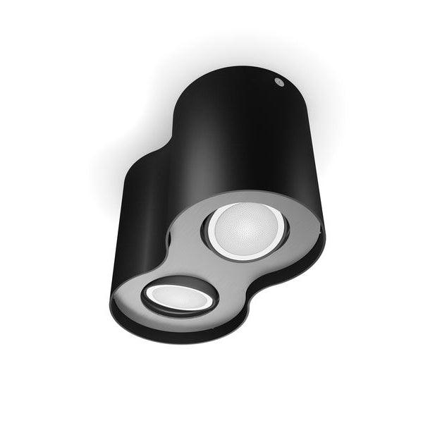 Philips Hue White Ambiance Pillar Doppelspot inkl. Dimmschalter Schwarz