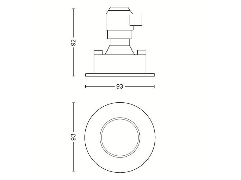 Philips Hue White Amb. Adore Deckenspot Rund Silber