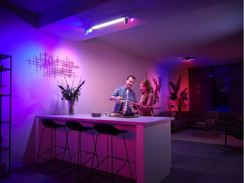 Philips Hue White & Color Ambiance Centris 4-Deckenspot Weiss