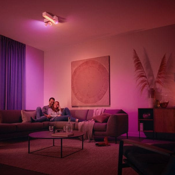 Philips Hue White & Col. Amb. Centris Cross 3er-Spot Weiss