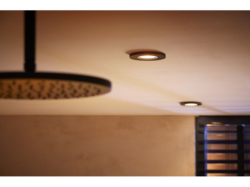 Philips Hue White & Color Ambiance Xamento Einbauspot Schwarz