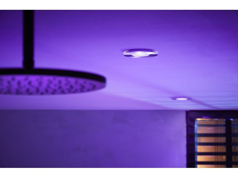 Philips Hue White & Color Ambiance Xamento Einbauspot Silber