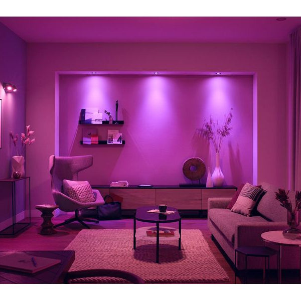 Philips Hue White & Color Ambiance Centura Einbauspot 3er- Pack Schwarz