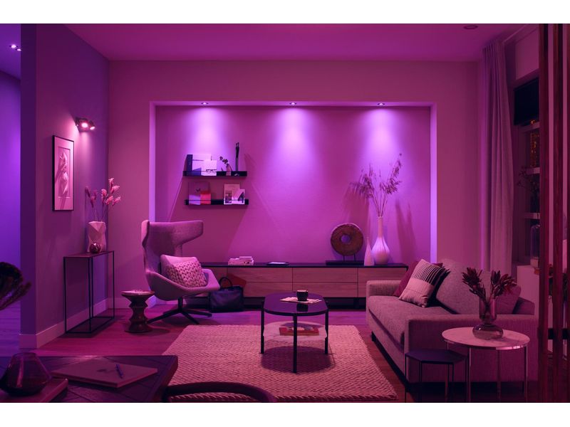 Philips Hue White & Color Ambiance Centura Einbauspot 3er- Pack Schwarz