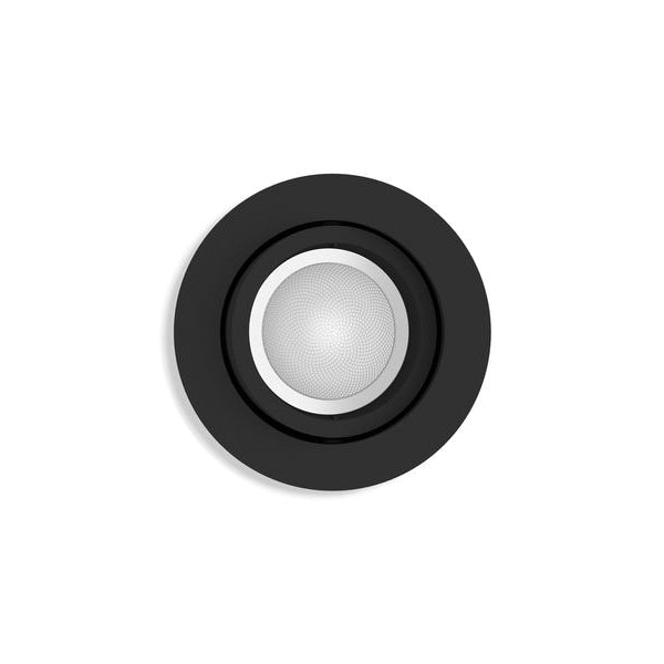 Philips Hue White & Color Ambiance Centura Einbauspot Rund Schwarz