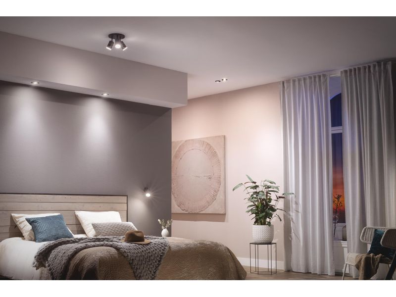 Philips Hue White & Color Ambiance Centura Einbauspot Rund Schwarz