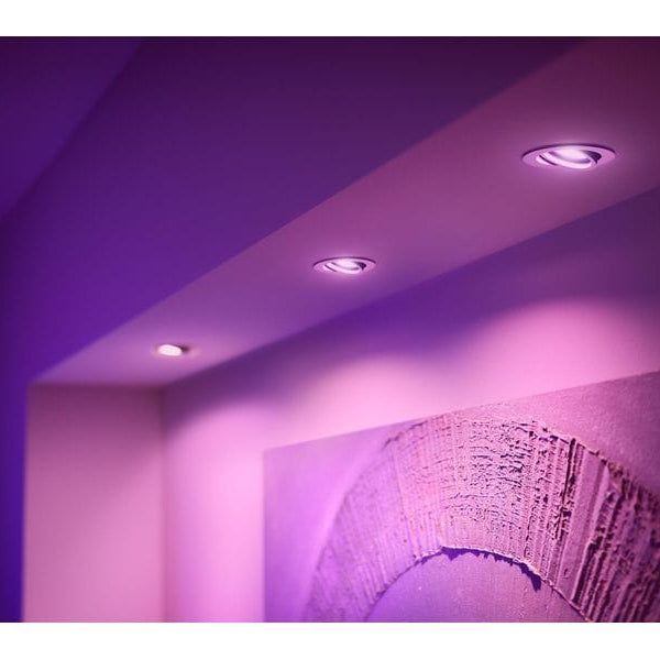 Philips Hue White & Color Amb. Centura Einbauspot 3er- Pack Rund Weiss