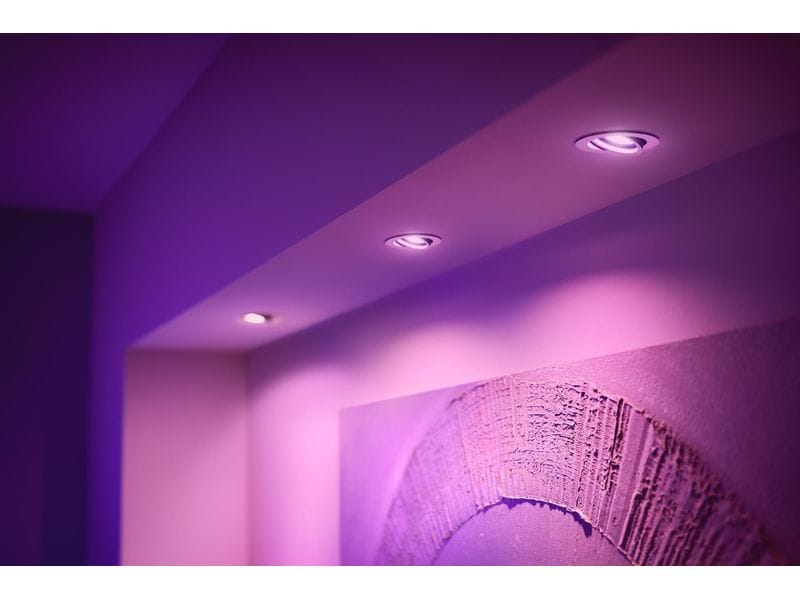 Philips Hue White & Color Amb. Centura Einbauspot 3er- Pack Rund Weiss
