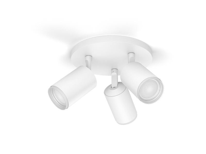 Philips Hue White & Color Ambiance Fugato 3er-Spot Weiss