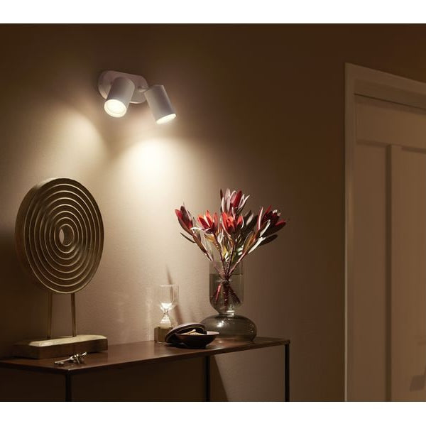 Philips Hue White & Color Ambiance Fugato 2er-Spot Weiss