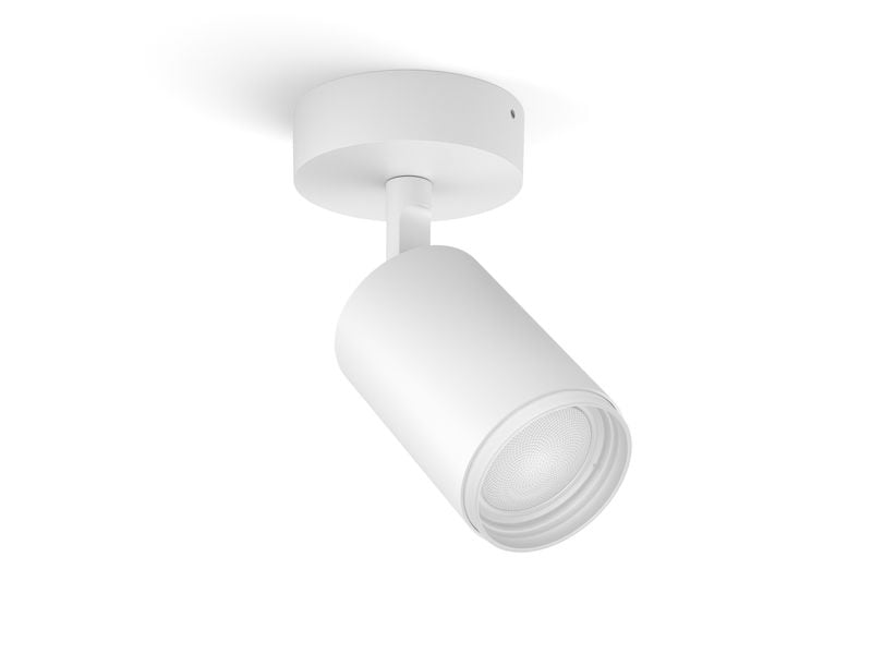 Philips Hue White & Color Ambiance Fugato 1er-Spot Weiss