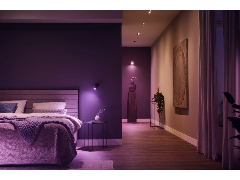 Philips Hue White & Color Ambiance Fugato 1er-Spot Schwarz