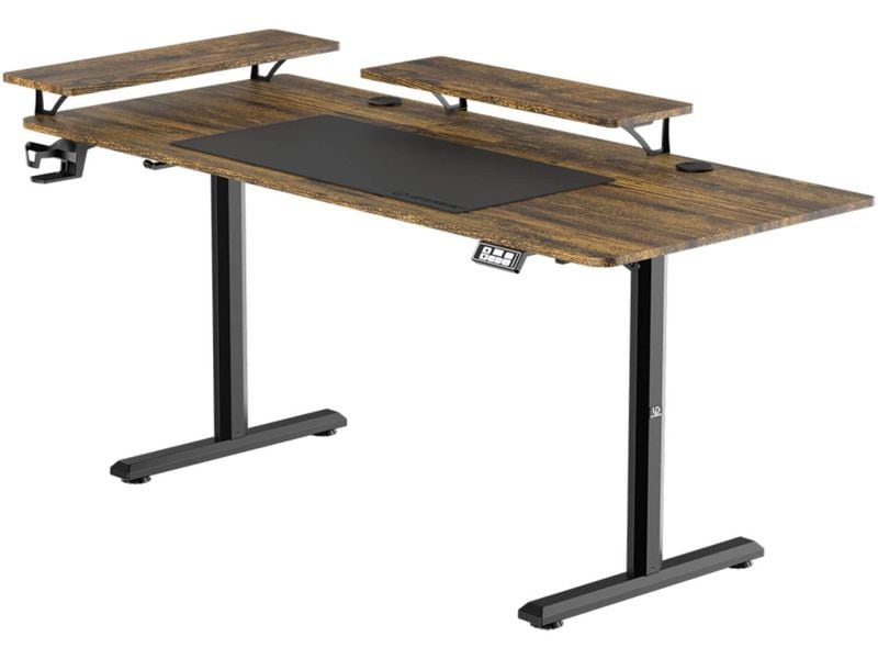Ultradesk Gaming Tisch Higlander XXL Braun