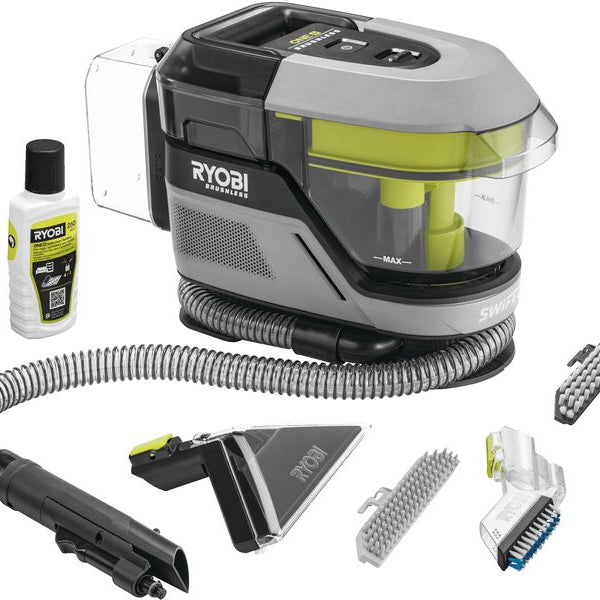 RYOBI Akku-Textielreiniger Pro RDC18BL-0 ohne Akku und Ladegerät