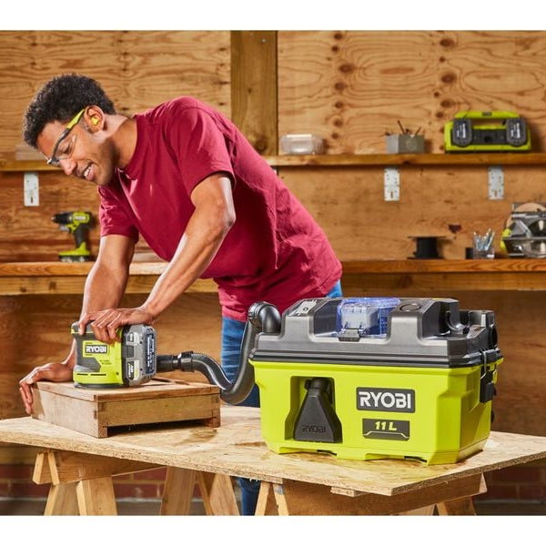 RYOBI Akku-Nass-/Trockensauger RV1811-0 ohne Akku und Ladegerät