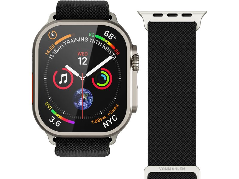 Vonmählen Armband Classic Loop Apple Watch 42/44/45/49 mm Black