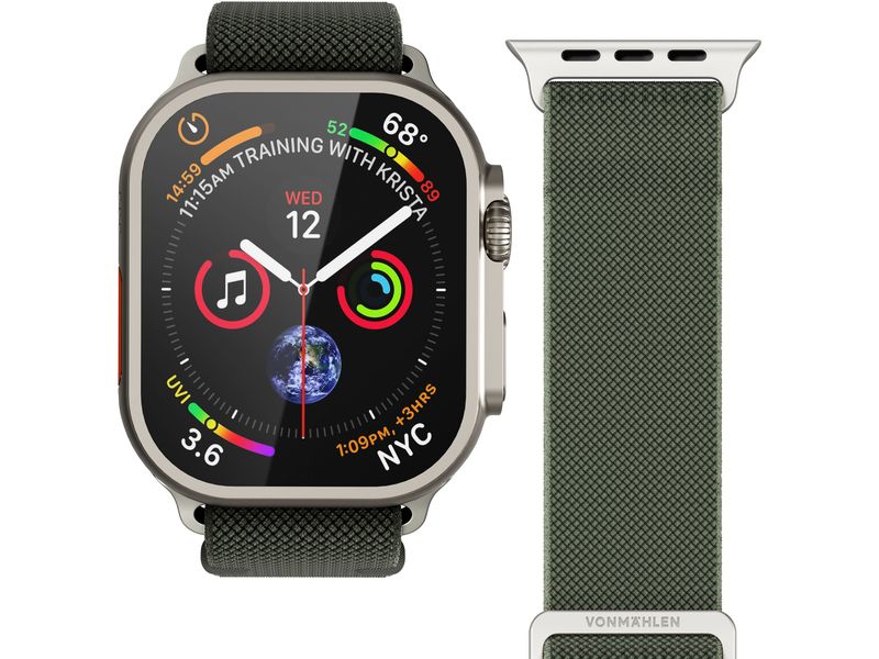 Vonmählen Armband Classic Loop Apple Watch 38/40/41 mm Olive