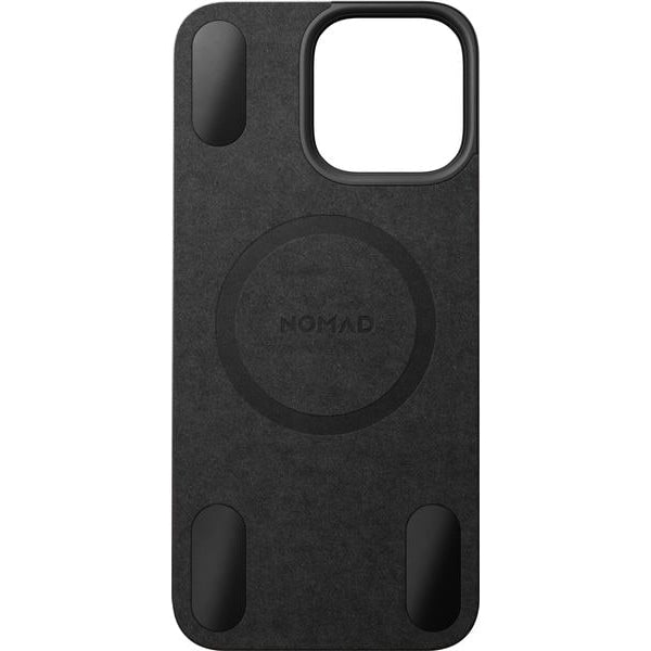 Nomad Back Cover Magnetic Leather iPhone 16 Pro Max Schwarz