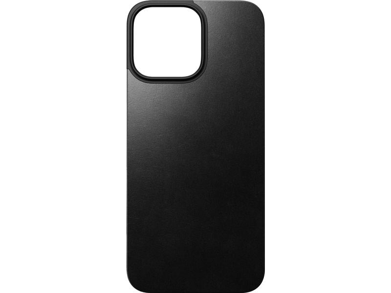 Nomad Back Cover Magnetic Leather iPhone 16 Pro Max Schwarz
