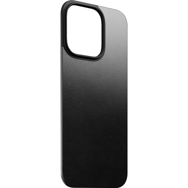 Nomad Back Cover Magnetic Leather iPhone 16 Pro Schwarz