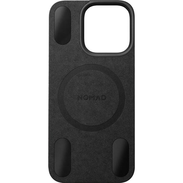 Nomad Back Cover Magnetic Leather iPhone 16 Pro Schwarz