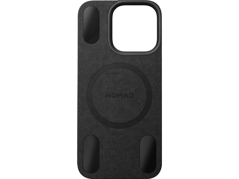 Nomad Back Cover Magnetic Leather iPhone 16 Pro Schwarz