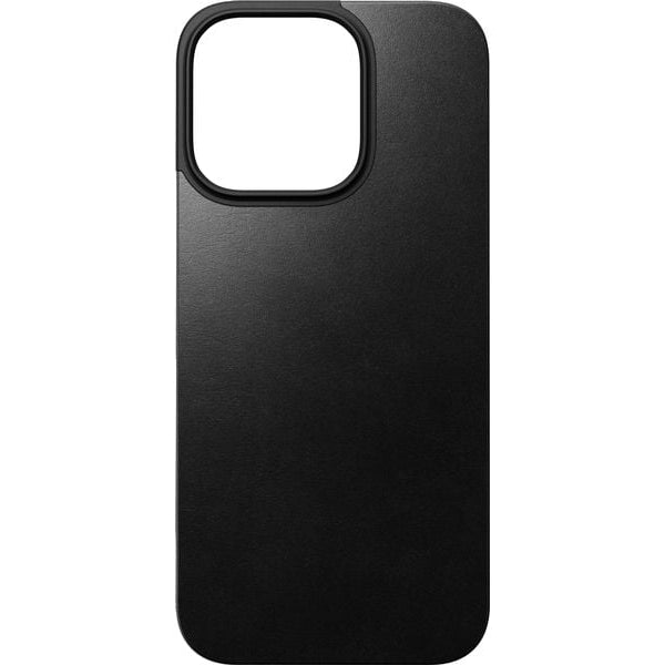 Nomad Back Cover Magnetic Leather iPhone 16 Pro Schwarz