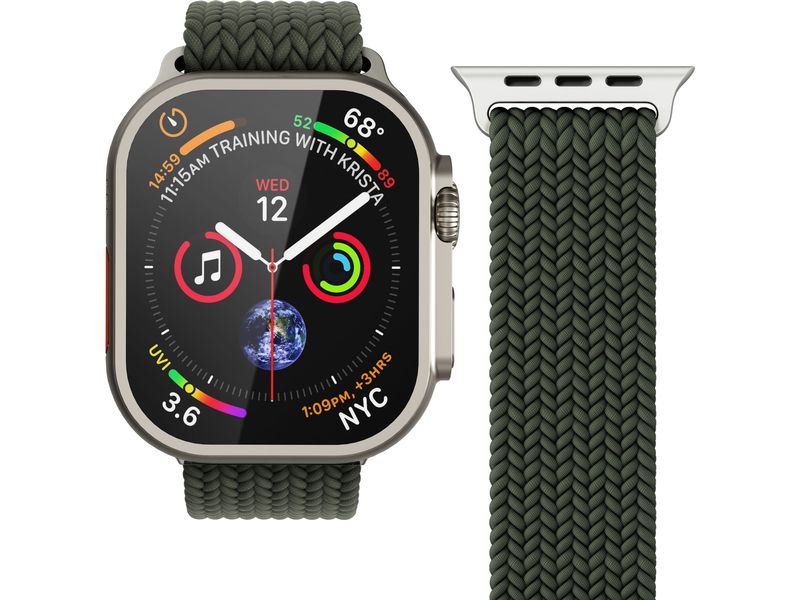 Vonmählen Armband Woven Apple Watch 38/40/41 mm Olive