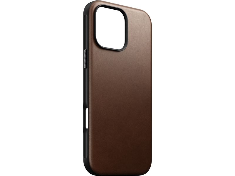 Nomad Back Cover Modern Leather iPhone 16 Pro Max Braun
