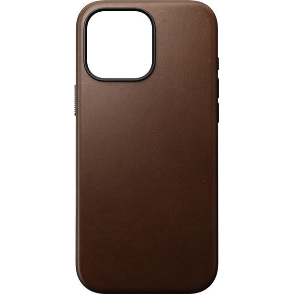Nomad Back Cover Modern Leather iPhone 16 Pro Max Braun