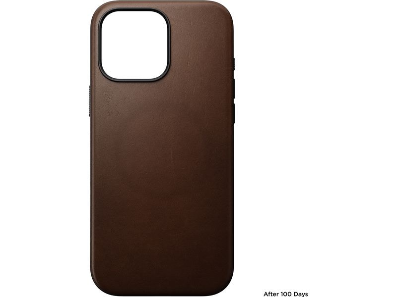 Nomad Back Cover Modern Leather iPhone 16 Pro Max Braun