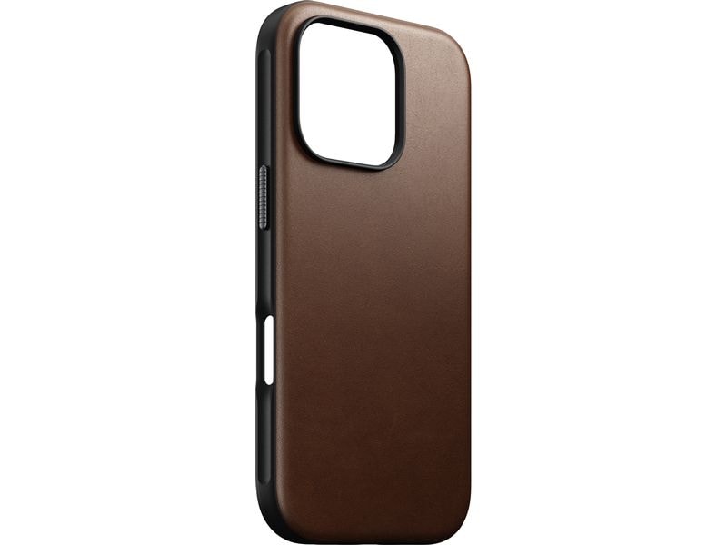 Nomad Back Cover Modern Leather iPhone 16 Pro Braun