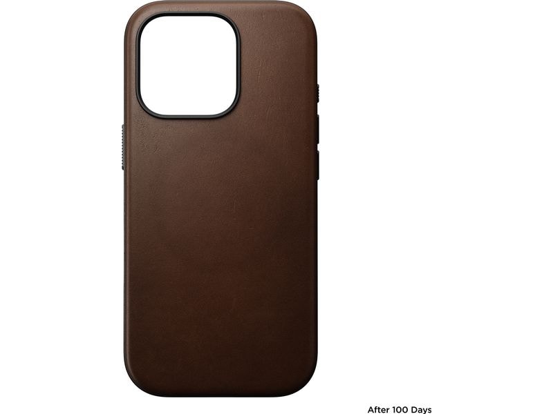 Nomad Back Cover Modern Leather iPhone 16 Pro Braun