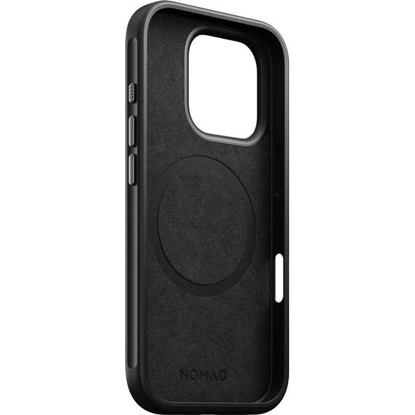 Nomad Back Cover Modern Leather iPhone 16 Pro Schwarz