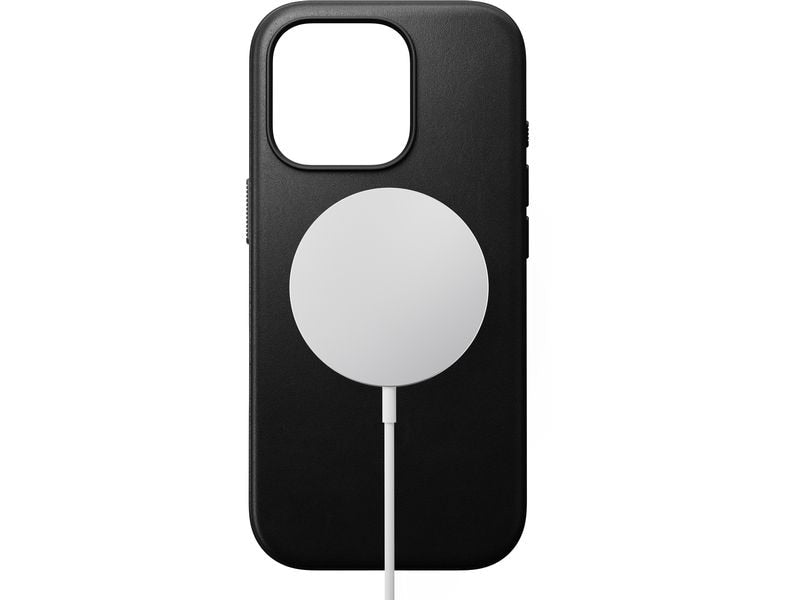 Nomad Back Cover Modern Leather iPhone 16 Pro Schwarz