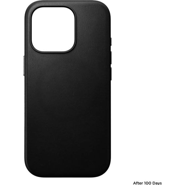 Nomad Back Cover Modern Leather iPhone 16 Pro Schwarz