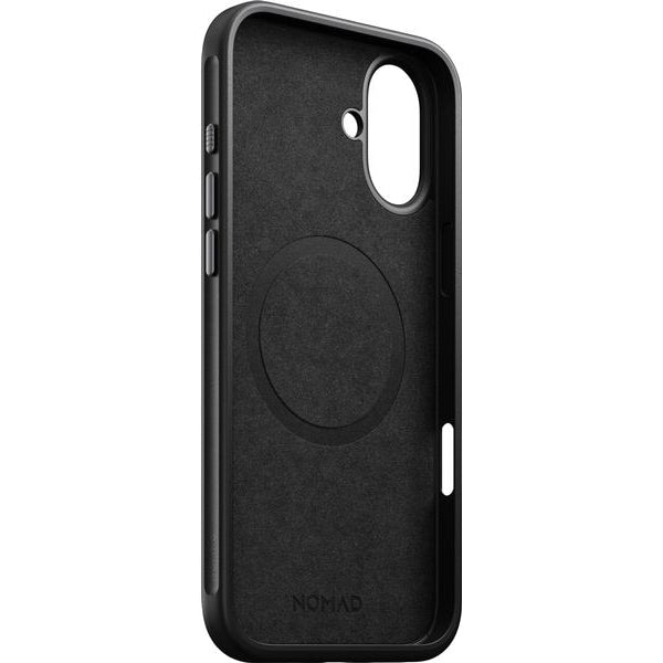 Nomad Back Cover Modern Leather iPhone 16 Plus Schwarz