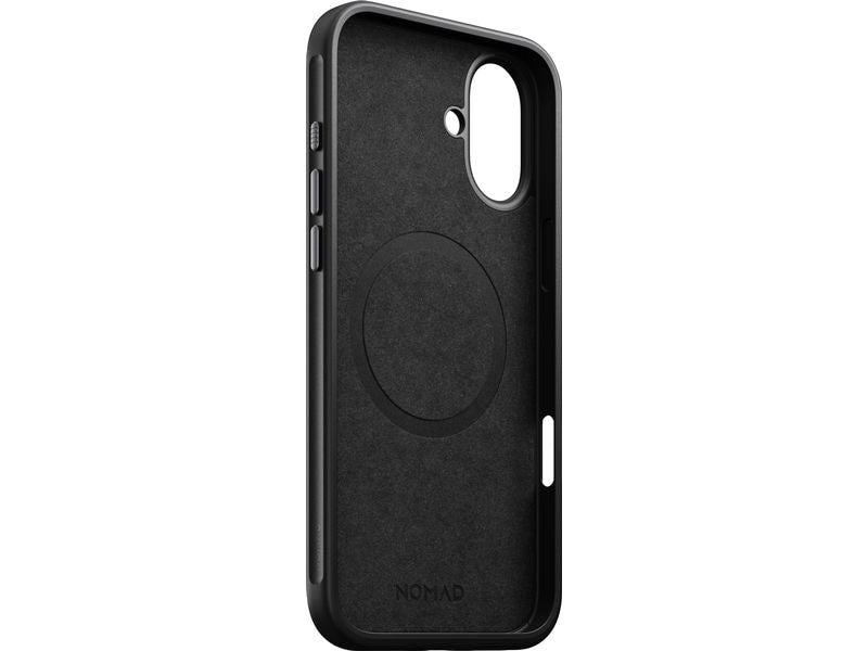 Nomad Back Cover Modern Leather iPhone 16 Plus Schwarz