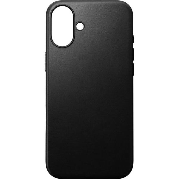 Nomad Back Cover Modern Leather iPhone 16 Plus Schwarz