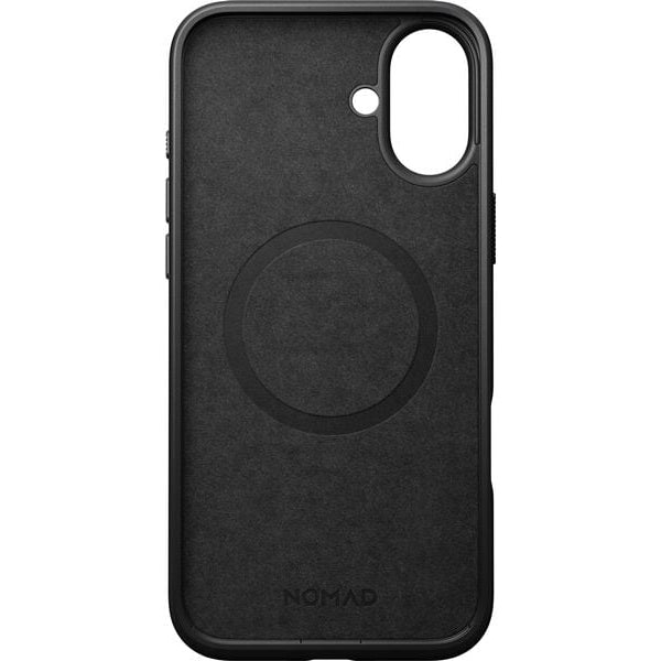 Nomad Back Cover Modern Leather iPhone 16 Plus Schwarz