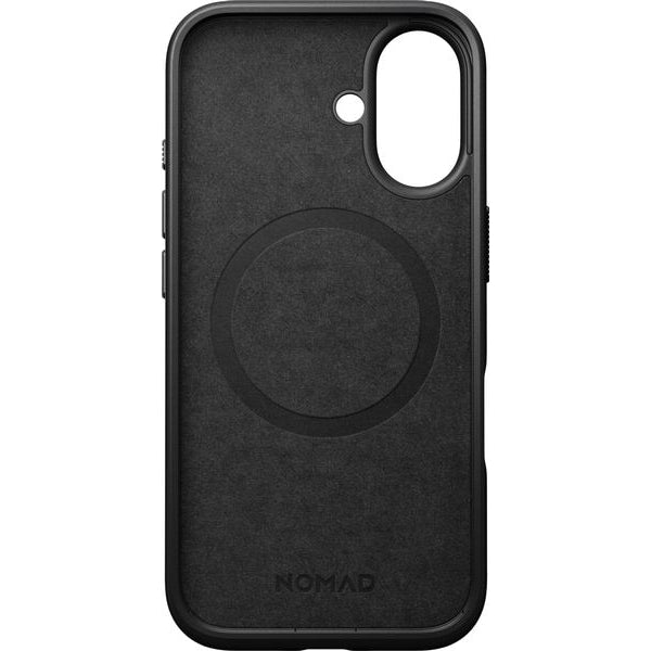 Nomad Back Cover Modern Leather iPhone 16 Schwarz