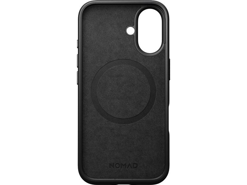 Nomad Back Cover Modern Leather iPhone 16 Schwarz
