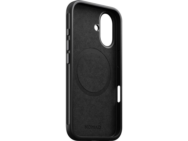 Nomad Back Cover Modern Leather iPhone 16 Schwarz