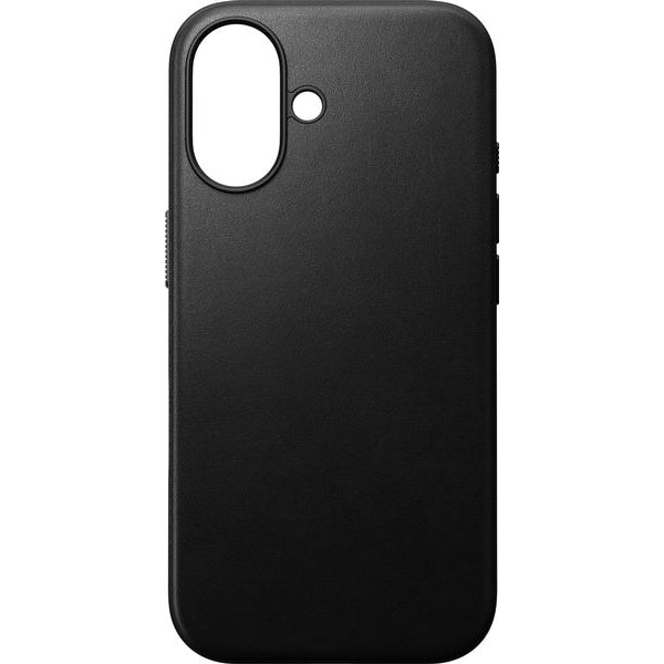 Nomad Back Cover Modern Leather iPhone 16 Schwarz