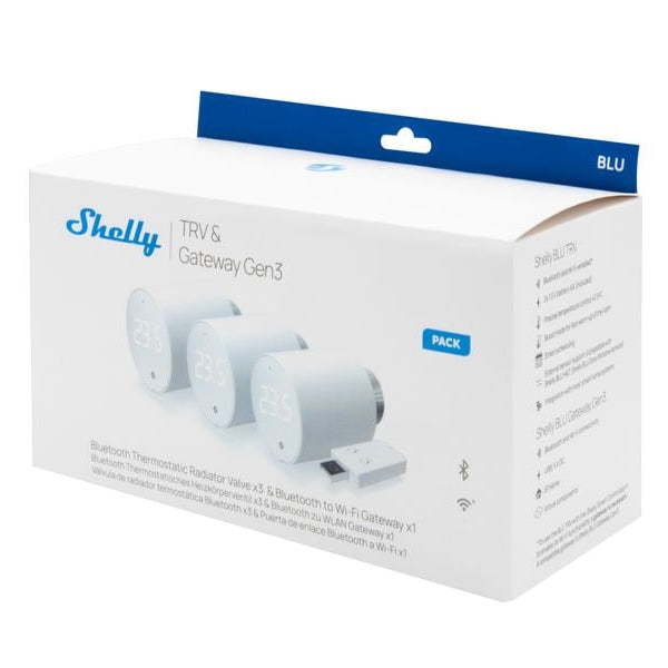 Shelly Smarter Thermostat 3 BLU TRV