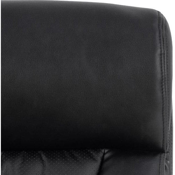 AC Design Bürostuhl Benson, mit Polsterrücken und Armlehnen, Schwarz