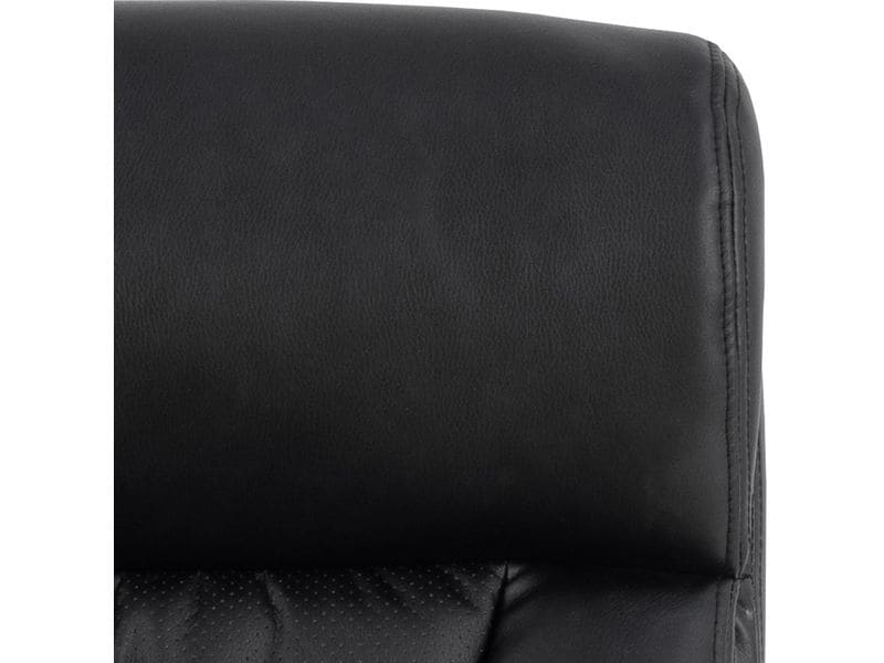 AC Design Bürostuhl Benson, mit Polsterrücken und Armlehnen, Schwarz