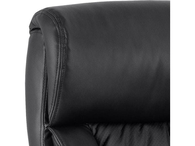 AC Design Bürostuhl Benson, mit Polsterrücken und Armlehnen, Schwarz